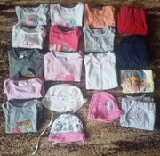 ZESTAW UBRANEK DLA DZIEWCZYNKI ROZM 86 CM