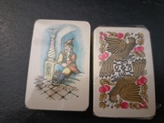 Dwie talię mini kart do gry