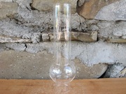 Szklany Przeźroczysty Kominek_ KULKA_Lampa naftowa_mont. 40 mm
