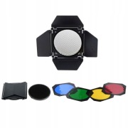 Nowe wrota Glare One Bowens grid filtry kolorowe 