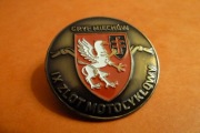 Zlot Motocyklowy Miechów Herb Gryf odznaka