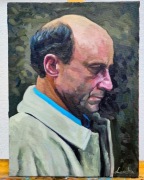 Portret Piotra Fronczewskiego – obraz olejny 40x30 cm