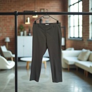 Czarne eleganckie spodnie H&M, rozmiar 46 (EU)