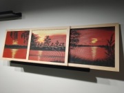 GOTOWY ZESTAW PREZENTOWY NA DZIEŃ KOBIET - 3 MALOWANE OBRAZY W RAMACH