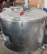 Tank na wodę mleko płyny 700l grzałki 16 kw z mieszadłem