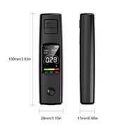 Bezdotykowy Alkomat Samochodowy USB-C | Tester Alkoholu z LCD / SPRAWDZONY