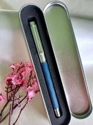 Zestaw prezentowy-  Niebieskie Metalowe Pióro  - Pudełeczko 