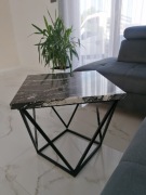 Stolik kawowy diament + blat granit 