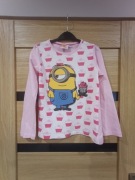 Minionki bluzka długi rękaw r.134/140
