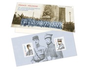 Francja 2019 - Ch. de Gaulle, J.Haller wyd.wspólne, karnet + blok