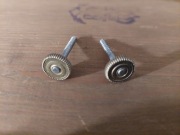 Elementy pozostałości po zegarze gustav becker wskazowki tarcza wahadlo