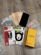 Realme C21-Y 4GB/64 GB + nowa ładowarka, kabel, szkła