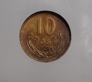 10 groszy 1949 Próba Mosiądz GCN MS 61