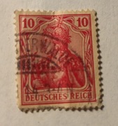 Znaczek pocztowy 10 feningòw Deutsches Reich 1902r