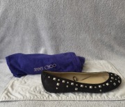 Buty czarne H&M 38 zamsz