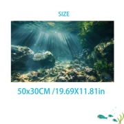 Tło do akwarium krewetkarium 30x50 cm naklejka