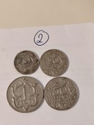 Zestaw IIRP 10.20.50gr 1923 i 1 zł 1929 