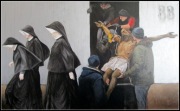 Obraz z wystawy "Listy z pracowni" R.M. Zająca-"Złożenie do grobu..."