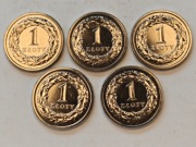1 zł 2010 Zestaw 5 sztuk stan 1 (1964)