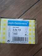 Wkręty samowiercące 3.5x13 stożek 1000szt