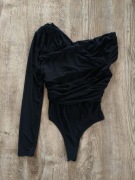 Czarne Body River Island, Asymetryczne & Drapowane, 38