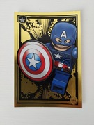 Złota Karta LEGO Avengers Kapitan Ameryka 205