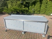 Stoły nierdzewne AISI 304 bez płyt wiórowych na omegach nierdzewnych 