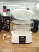 Maszyna parowa elektryczna 4 pojemniki