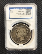 USA 1 dollar Peace 1921 VF