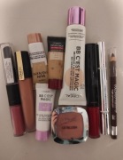 Zestaw Używanych Kosmetyków do makijażu 10 Przedmiotów Cena za komplet