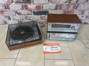 Zestaw Philips gramofon, radio, wzmacniacz i instrukcja