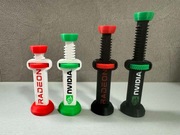 Regulowana podpórka GPU - Druk 3D - Różne wzory / Kolory / Nvidia / Radeon