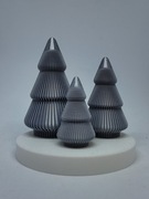 Świąteczna choinka (zestaw 3 sztuk) nowoczesna dekoracja