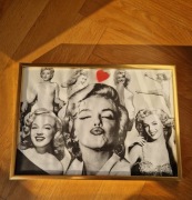 Marylin Monroe plakat filmowy kolaż zdjęć