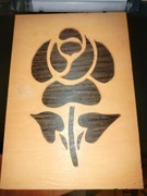 Obrazek wycięty ze sklejki wyrzynarką włosową