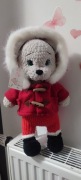 Miś świąteczny na szydełku 