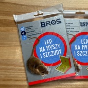 BROS DUŻY Lep na myszy i szczury, pułapka lepowa 1 sztuka