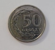 50 gr z 2017 r. Moneta z woreczka menniczego (UNC 2017)