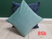 M085 poszewki na poduszki 30x30 turkus monolit