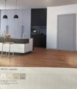 Drzwi z ościeżami DRE UNI 10 popiel 2 szt. lewe