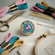 Magnes do igieł, haftu, rękodzieła- needle minder, haft krzyżykowy i płaski