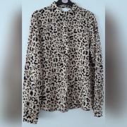 Wiskozowa koszula panterka H&M