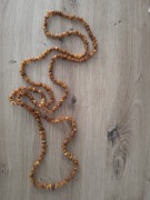 Stary naszyjnik BURSZTYN BAŁTYCKI surowy nieszlifowany PRL