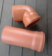 Kolano kanalizacyjne PVC-U SDR 41 UD fi 200 67° rura kanalizacyjna 