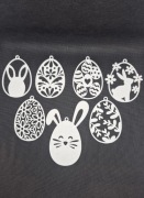 Wielkanocny zestaw dekoracyjny Premium - matowy marmur