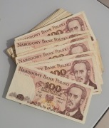 Polska, 100 złotych Ludwik Waryński, 1988, Banknot PRL różne serie