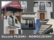 Daszek nad drzwi!!! PŁASKI -Nowoczesny -ANTRACYT- 