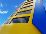 Pylon cenowy 1,5x5m - 4 paliwa , Stacja paliw 