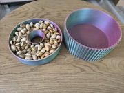 Duża Miska na pistacje słonecznik duża ze zbiornikiem na łupiny 