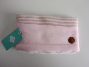 Nowy Komin dziewczęcy pluszowy z misiem pudrowy róż TEX rozmiar 0-3m